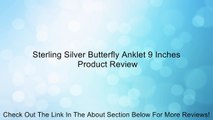 Sterling Silver Butterfly Anklet 9 Inches Review