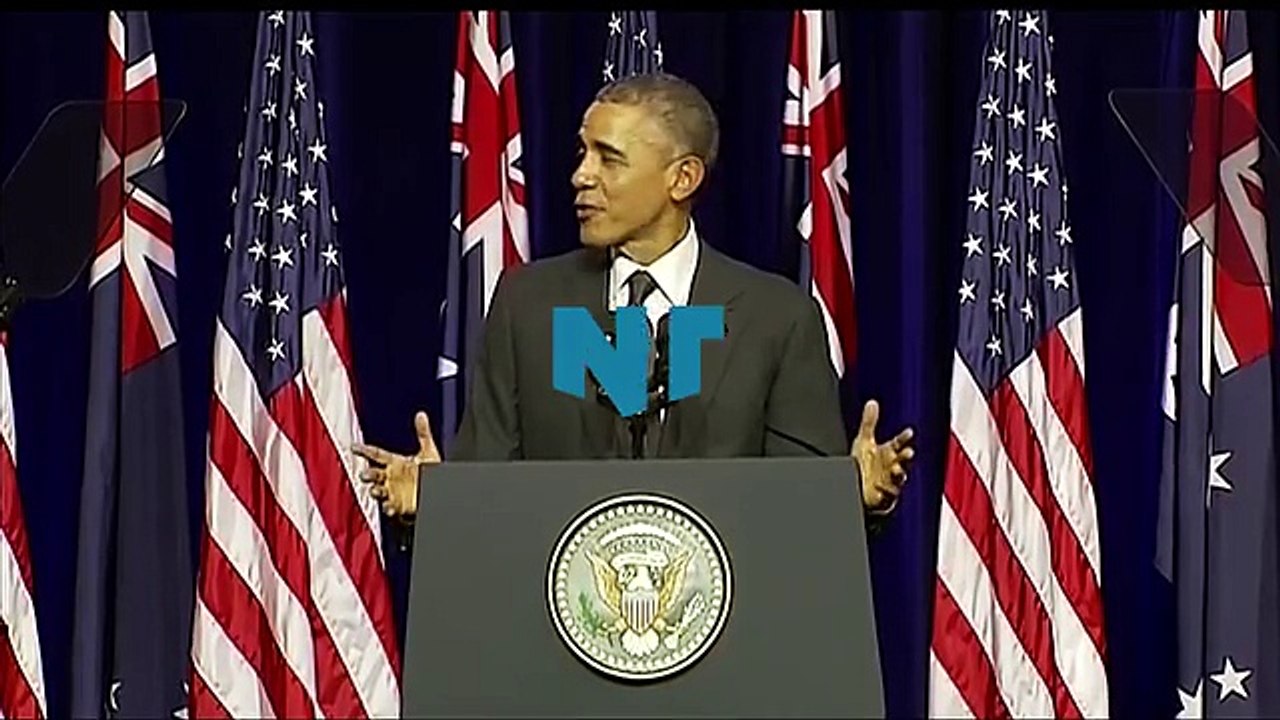 Obama Does Aussie Accent, Brags About Twitter In One Speech