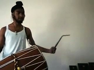 Punjabi Mom on fire_  dhol