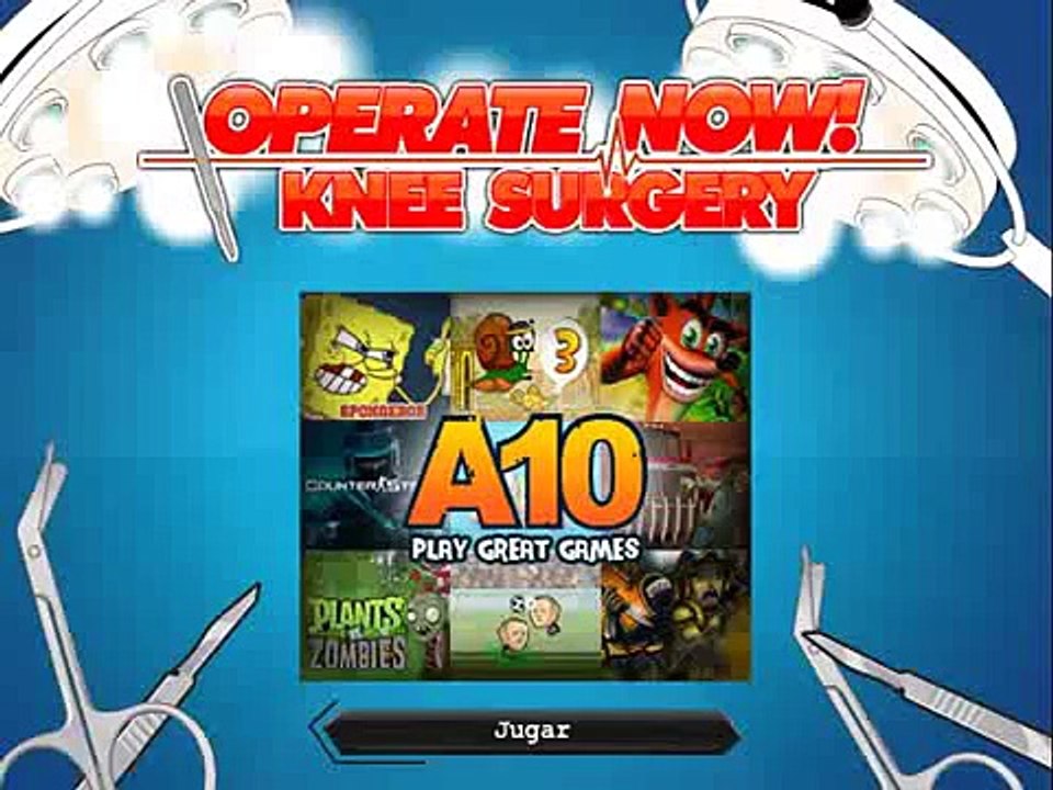 Operate Now Knee Surgery walkthrough