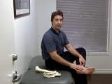 Plantar Fasciitis self massage, calf stretch, and ball technique