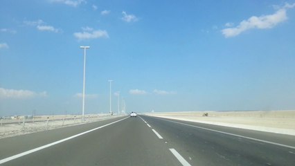 Madinayat Zayad to Abudhabi Highway HD  .. United Arab Emirates