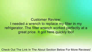 Electrolux Part Number 218710300: Wrench Filter Review