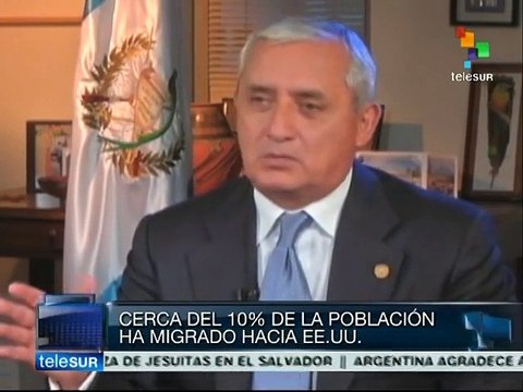 Más de un millón de guatemaltecos viven en EE.UU.: Otto Pérez Molina