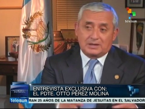 No hay nada escrito para las próximas elecciones del 2015: Otto Pérez