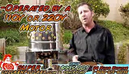 Industrial Automatic Turkey Plucking Machine - Fast Feather Plucking for   Thanksgiving Sales! 1.800.515.5035
