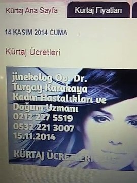 Kürtaj nasıl yapılır video izle 2015 kürtaj fiyatları