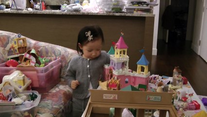 Girl And Rabbits From Sylvanian Families