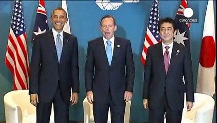 Vladimir Putin a leste da cimeira do G20