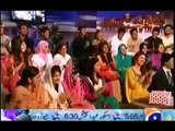 Sharmeela Farooqi Singing On Geo News in Khabarnak