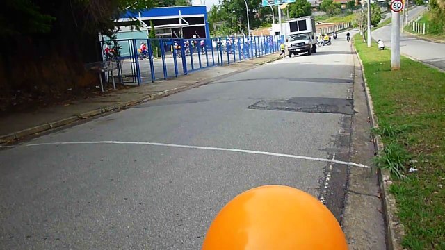 Primeiro Pedal Bike da Solidariedade, Taubaté, SP, Brasil, Ciclistas percorrendo 6 km de ruas dos bairros ao centro da cidade de Taubaté, 1º Pedal Solidário, Marcelo Ambrogi, parte 25