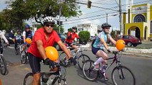 Primeiro Pedal Bike da Solidariedade, Taubaté, SP, Brasil, Ciclistas percorrendo 6 km de ruas dos bairros ao centro da cidade de Taubaté, 1º Pedal Solidário, Marcelo Ambrogi, parte 20