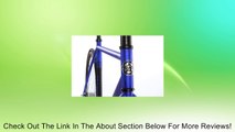Framed Lifted Drop Bar Bike Fixie Style Single Speed Blue/Black 56cm Review