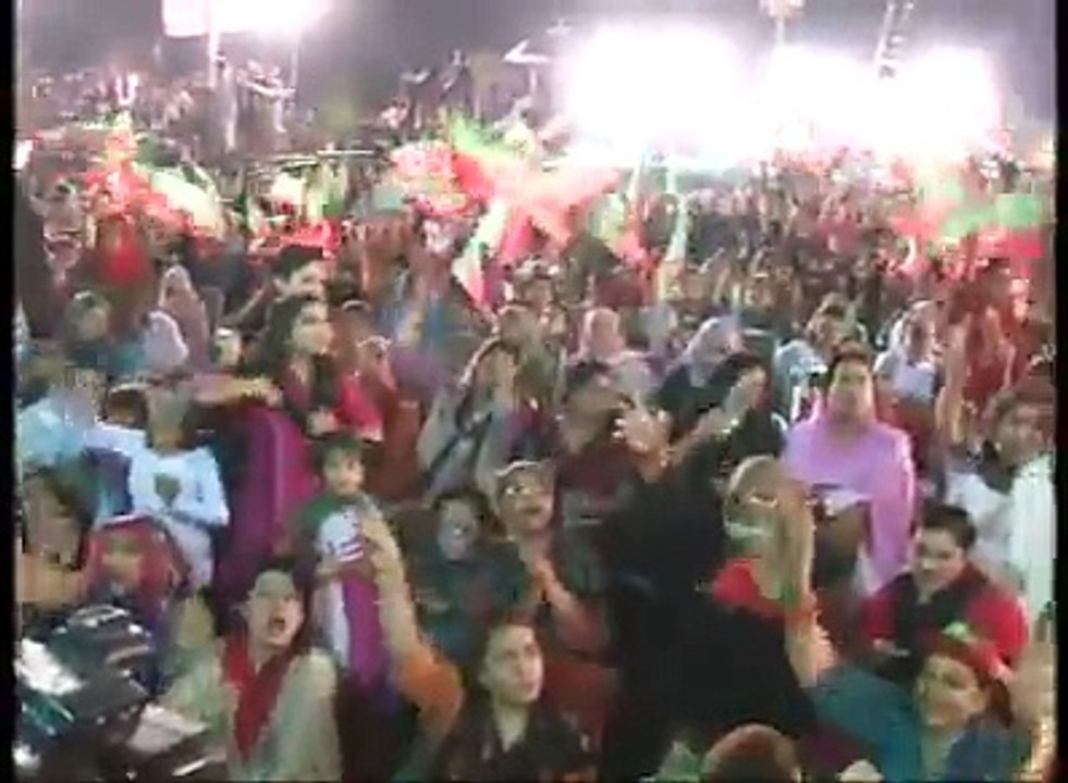 imran khan ka dharna