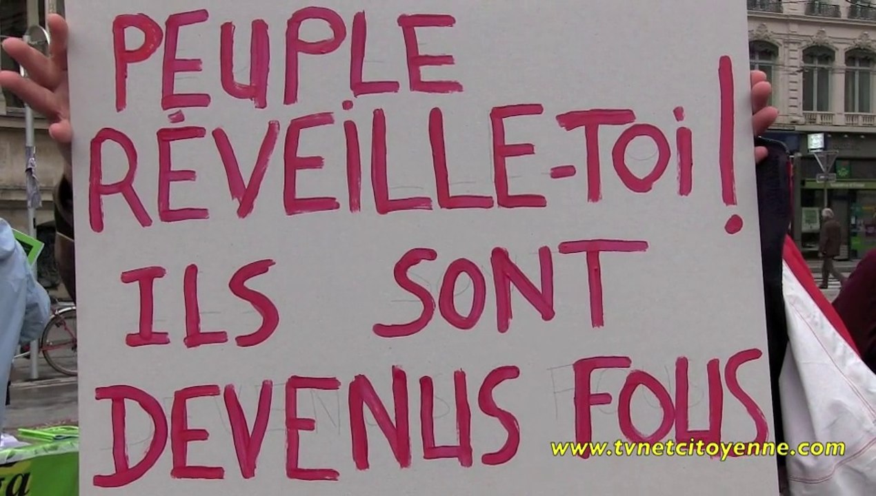Rassemblement du collectif AAA et manifestation, à Lyon,  contre les expulsions