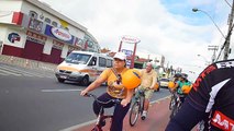 Primeiro Pedal Bike da Solidariedade, Taubaté, SP, Brasil, Ciclistas percorrendo 6 km de ruas dos bairros ao centro da cidade de Taubaté, 1º Pedal Solidário, Marcelo Ambrogi, parte 06