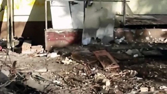 Донецк- разрушенный аэропорт