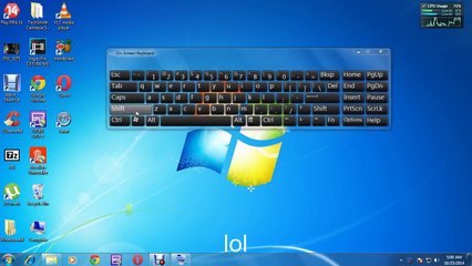 Get your keyboard on screen!