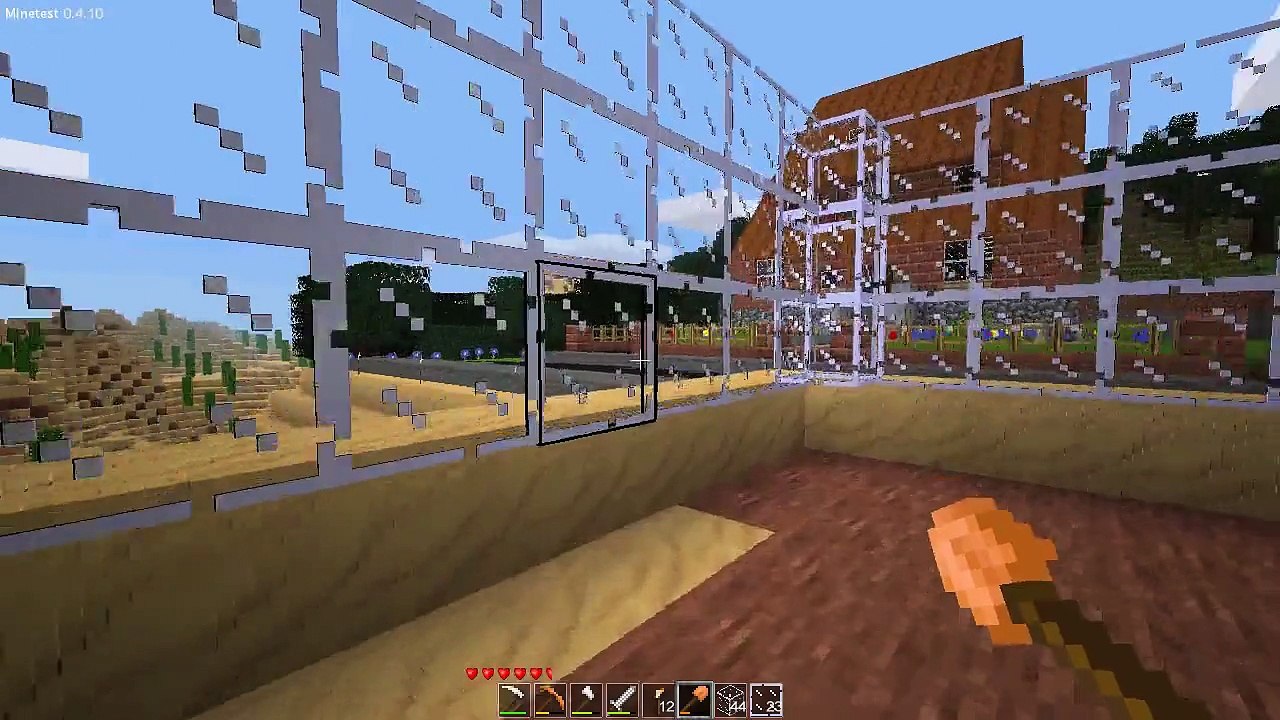 Ich spiele: Minetest #050 - Gewächshaus! Sachsen hatte die Wahl! 90er Jahre Mucke!