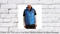 Ed Hardy Mens Flaming Skull Puffer Vest - Cobalt Review