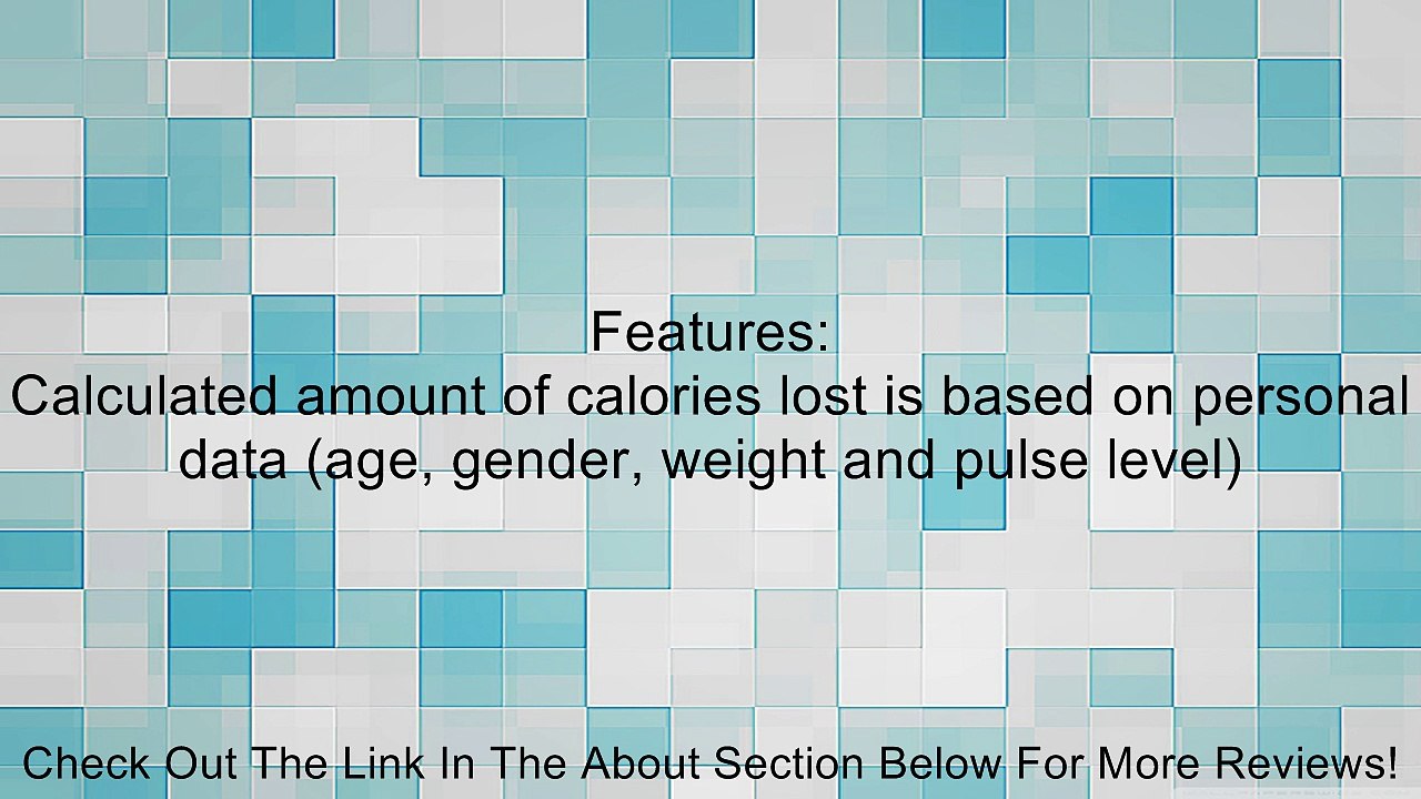 SPORTS EXERCISE WATCH WITH PULSE + CALORIE READER Review