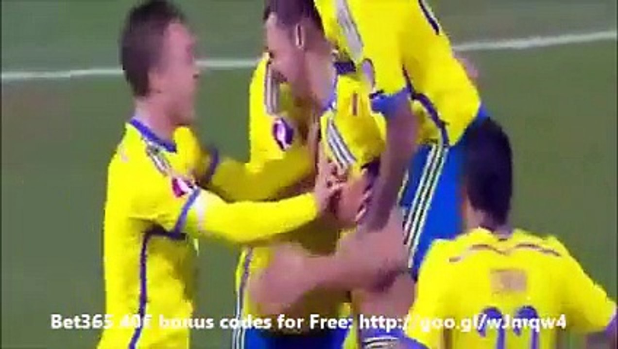 Montenegro - Sweden 1-1 all goals 15/11/14 Zlatan