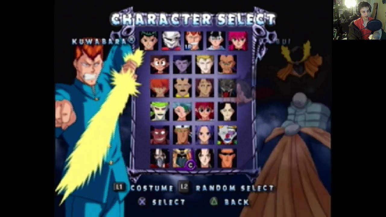 Kuwabara VS Younger Toguro In A YuYu Hakusho Dark Tournament Match / Battle / Fight - With Commentary