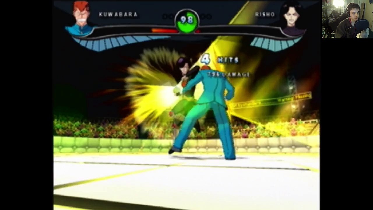 Kuwabara VS Risho In A YuYu Hakusho Dark Tournament Match / Battle / Fight - With Commentary