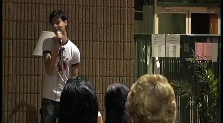 Alex Swindle sings Ain't That Loving You Baby at Elvis day video