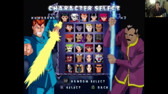 Kuwabara VS M1 In A YuYu Hakusho Dark Tournament Match / Battle / Fight - With Commentary