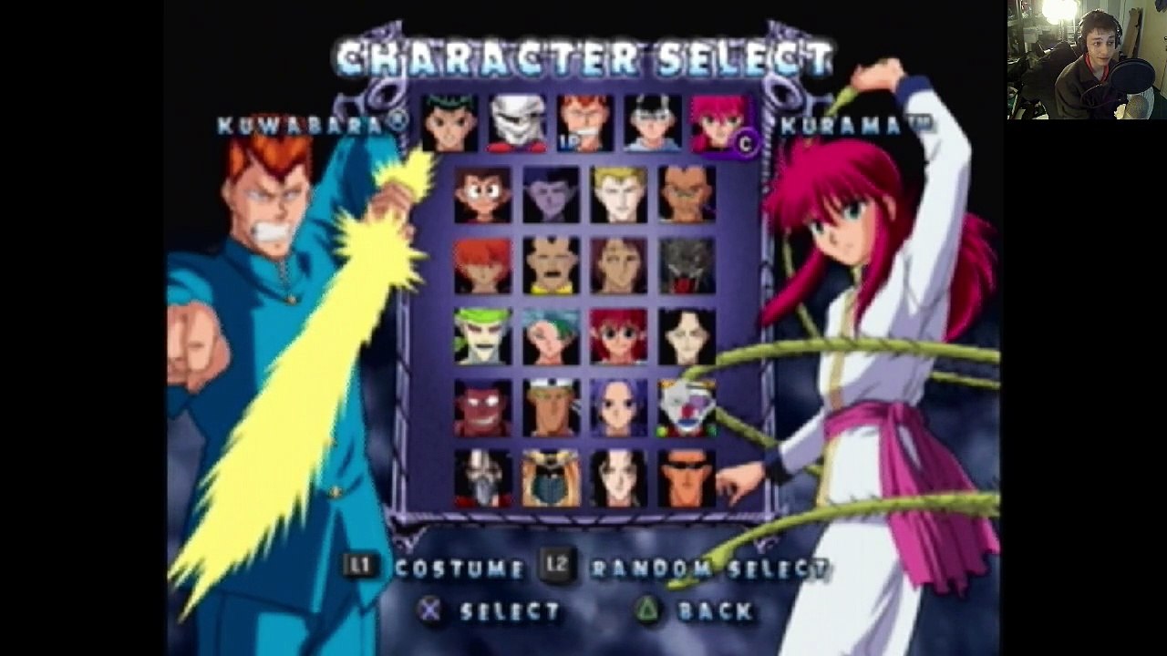 Kuwabara VS Risho In A YuYu Hakusho Dark Tournament Match / Battle / Fight - With Commentary