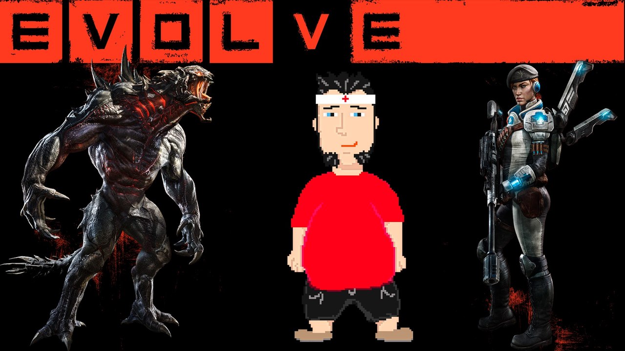Eine kurze Runde Evolve mit 'Heißt Karte Map?' & 'Karte heißt Map' - Evolve - [Kurz Ma' Angezockt]