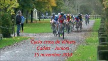 Cyclo-cross de Vihiers Cadets -Juniors  15 novembre 2014