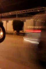 police mobile pushing try to start