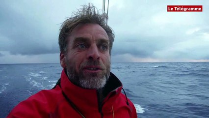 Route du Rhum. Jean-Christophe Caso entre deux grains
