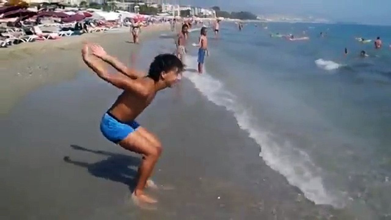 enchainement de salto hyper rapide