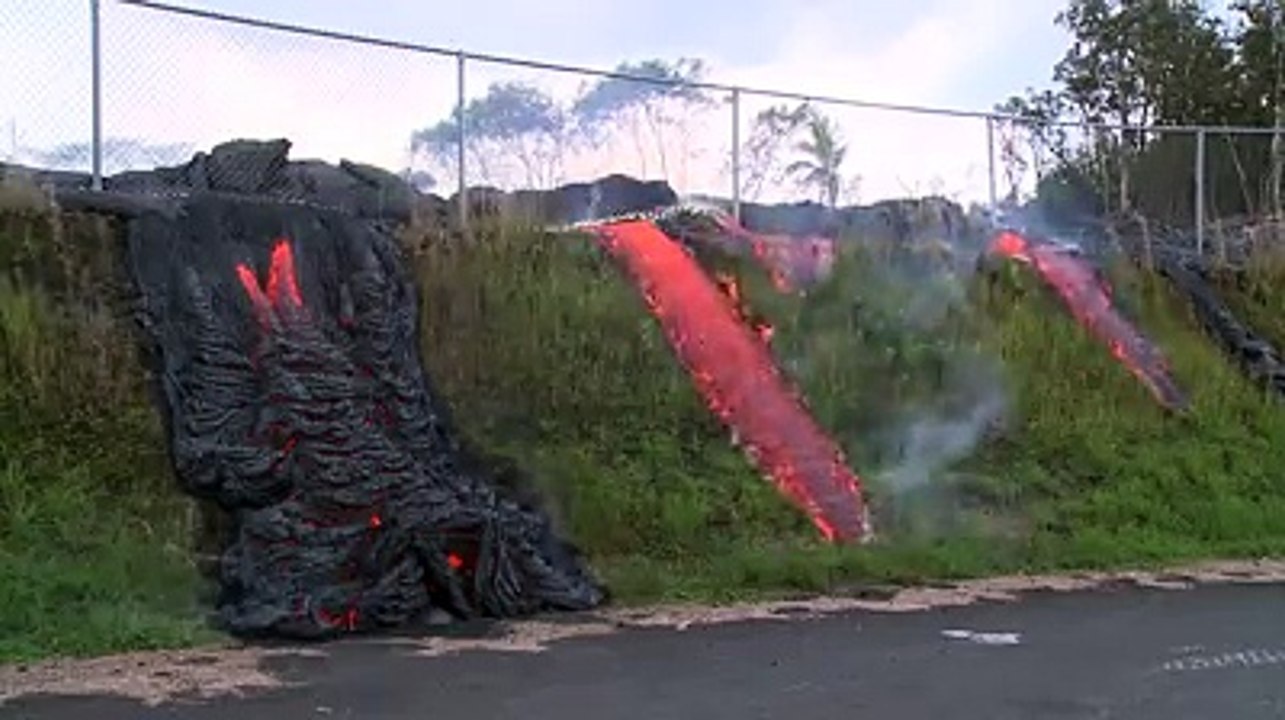 Lava flow is happening here ..
