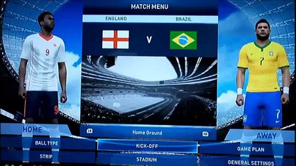 PES 2015 (Pc) England - Brazil