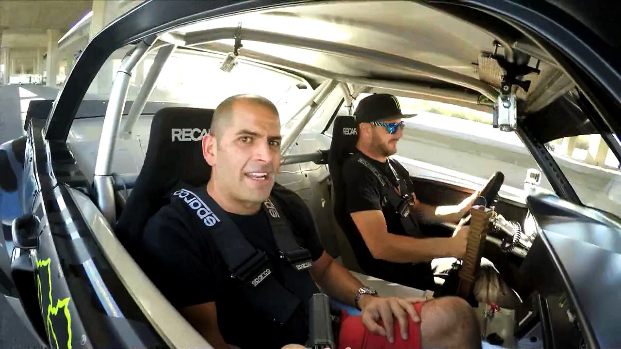 Chris Harris with Ken Block