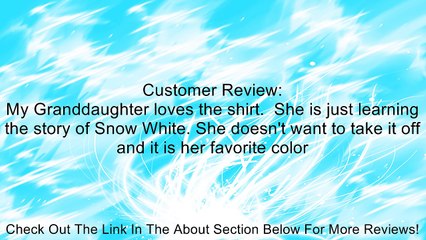 Disney's Snow White Girls T-shirt Review
