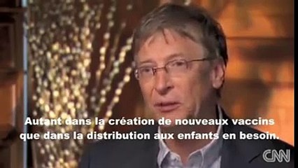 Bill Gates Admet que les Vaccins Tuent et ou Stérilisent