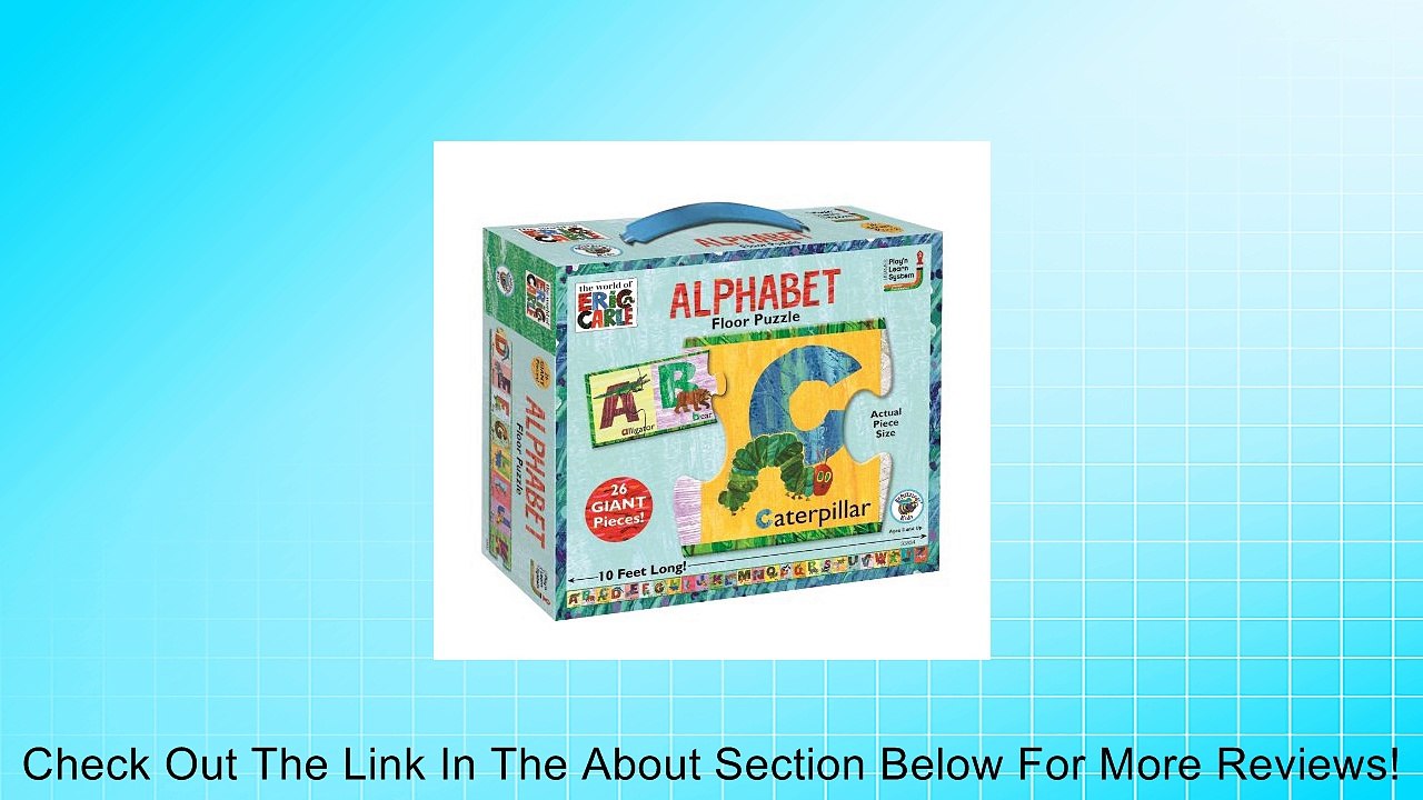 The World of Eric Carle Alphabet Floor Puzzle Review