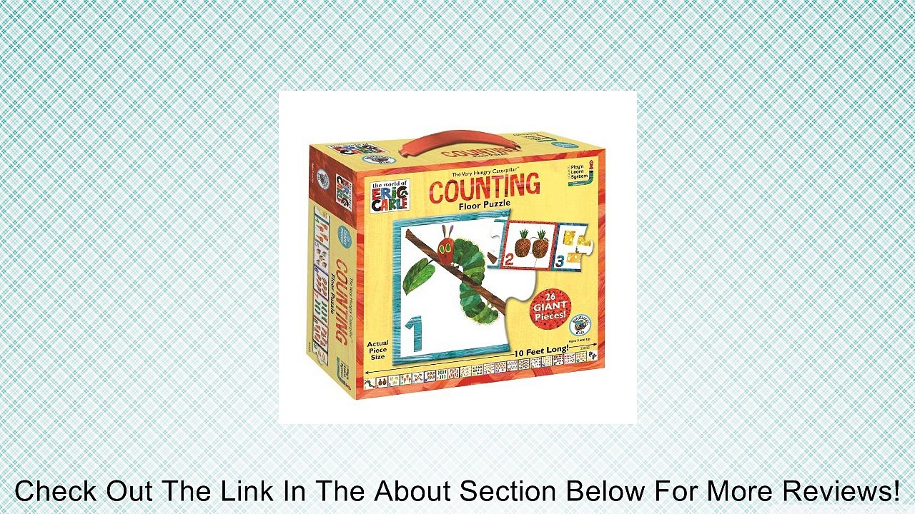The Very Hungry Caterpillar Counting Floor Puzzle Review