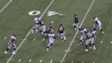 Peyton Manning sacked on 4th down