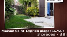 A vendre - maison/villa - Saint-Cyprien plage (66750) - 3 pièces - 38m²