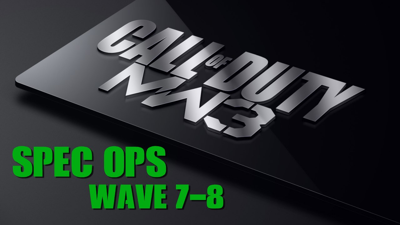 Modern Warfare 3 Special Ops Gameplay Wave 7-8