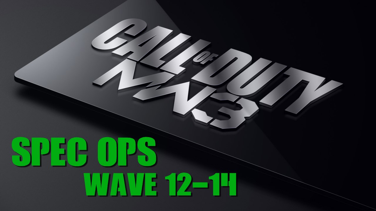 Modern Warfare 3 Special Ops Gameplay Wave 12-14