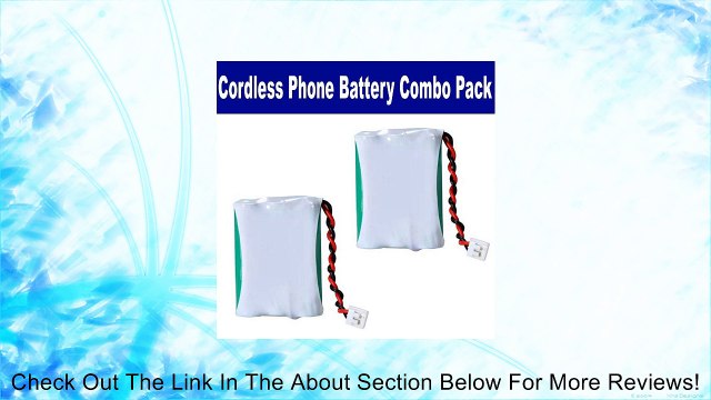 GE 5-2721 Cordless Phone Combo-Pack includes: 2 x BATT-27910 Batteries Review