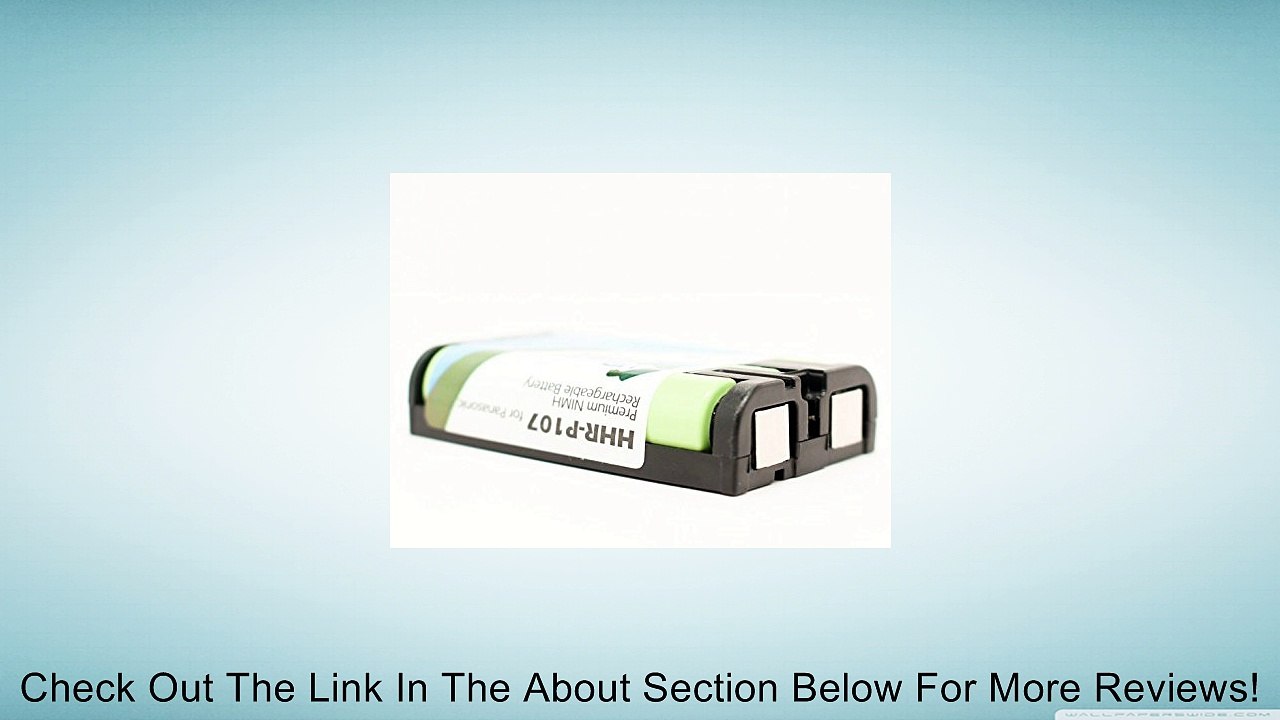 Panasonic HHR-P107 Cordless Phone Battery Combo-Pack includes: 2 x BATT-107 Batteries Review
