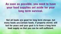 Prepper Food Storage Tips